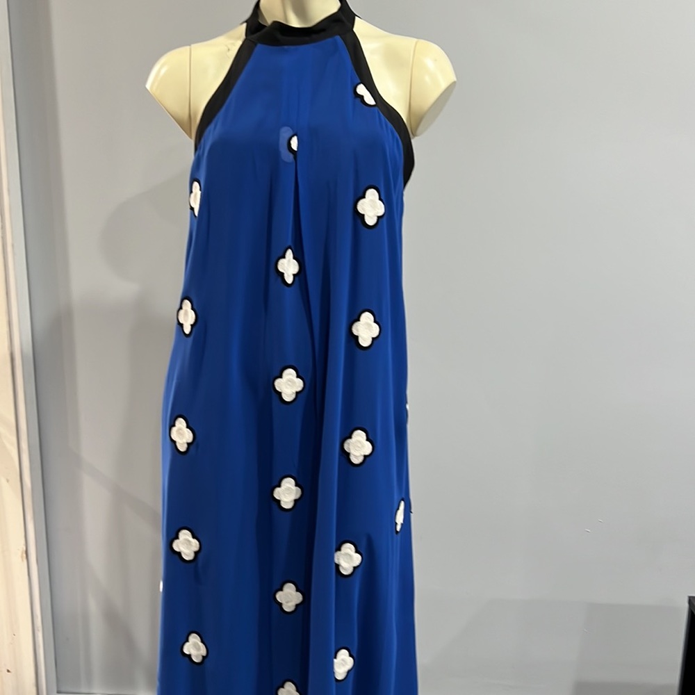 BCBG Generation Electric Blue maxi evening dress